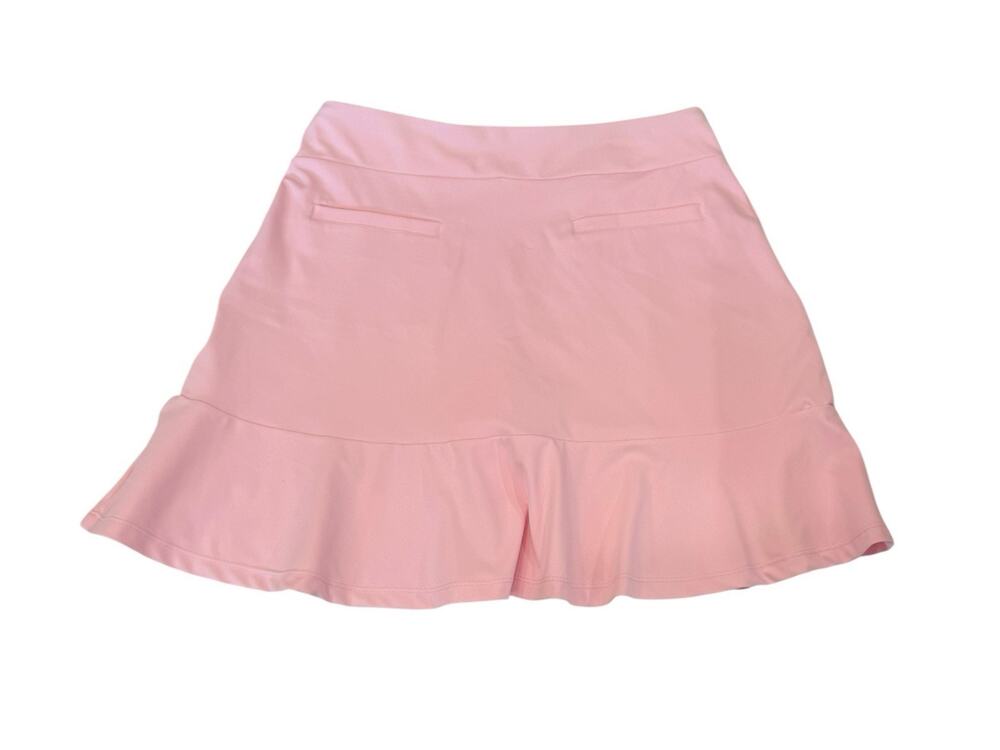 aCEGOLFS Pink Tennis Golf Skirt Skort Pockets Women's Size L Large Pull On